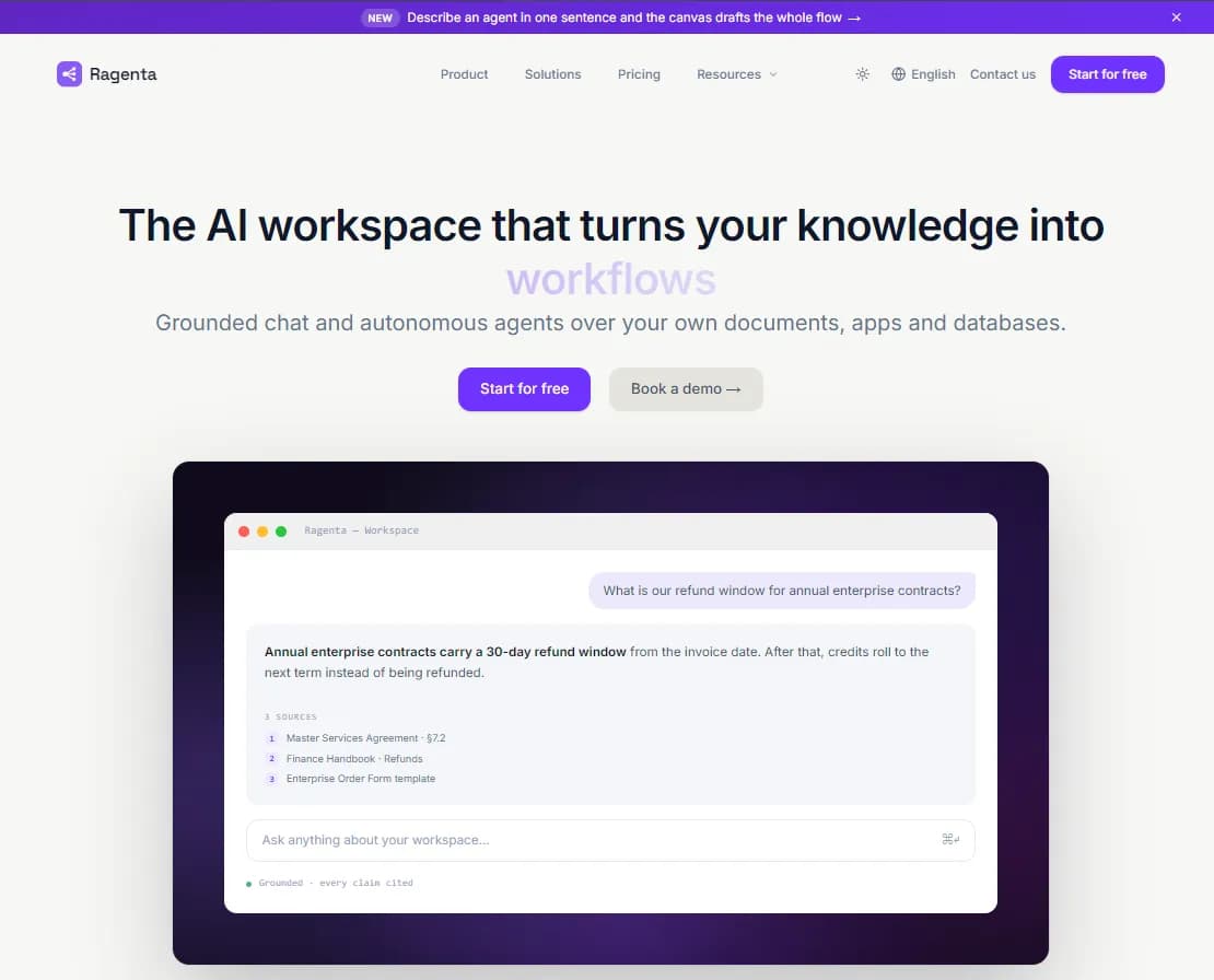 Ragenta AI — screenshot